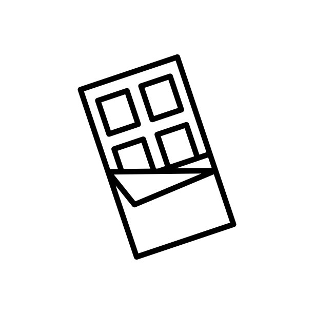 巧克力图标矢量设计模板图片下载