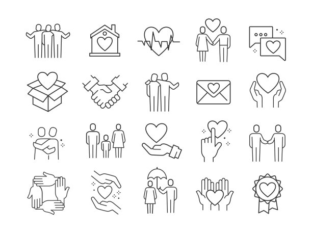 关心图标行图片下载