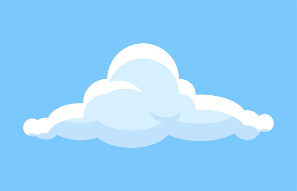 可爱的云图标图片下载