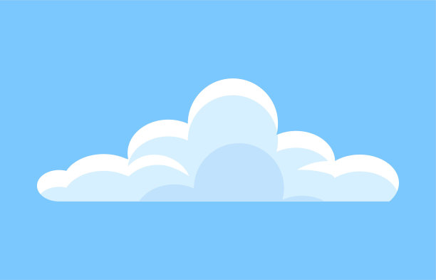 可爱的云图标图片下载