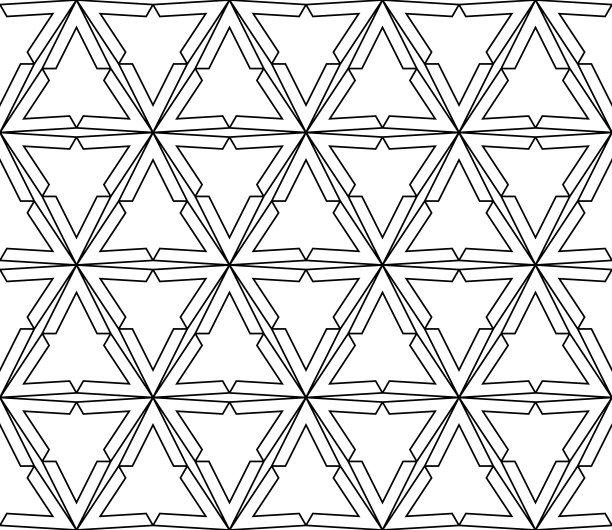 V雪花无缝图案背景矢量。图片下载
