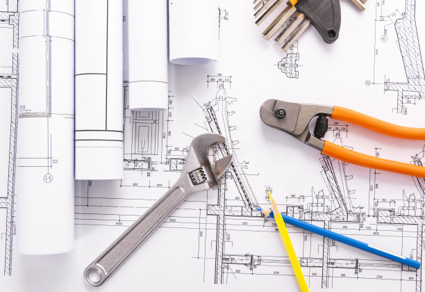 工程图纸及工具图片下载