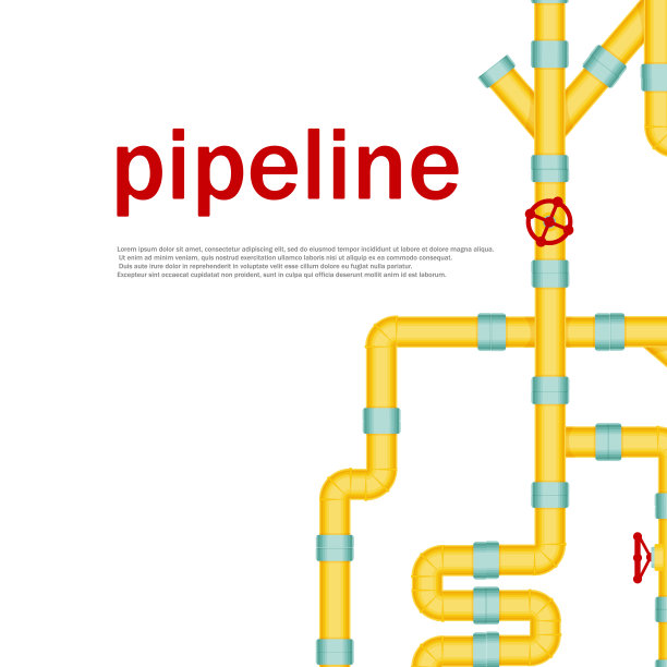 管道上的水龙头。管道系统设计师。矢量插图的管道和管道标志。风插图孤立的白色背景。图片下载