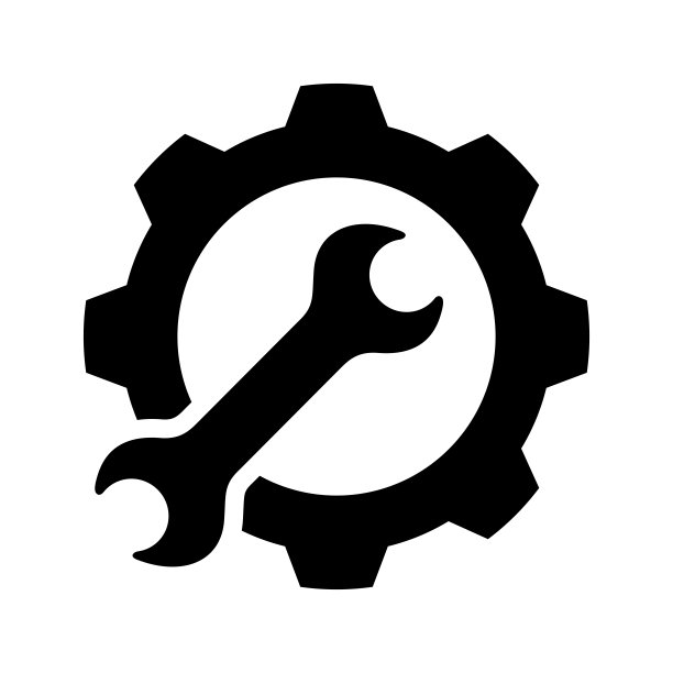 维护简单的平面图标矢量插图图片下载