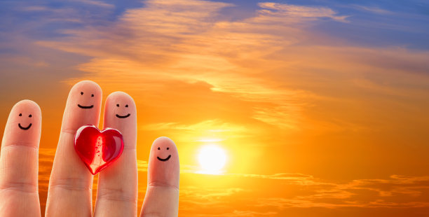 一起爱家人图片下载