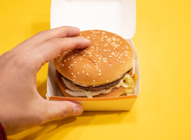 拿出汉堡图片下载