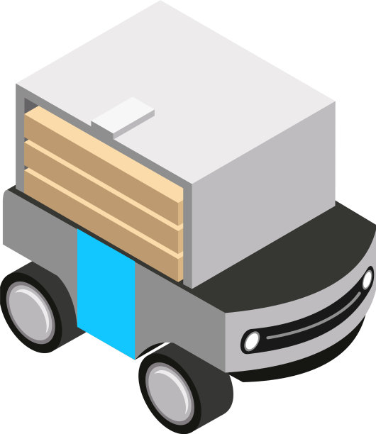 披萨外卖车组成图片下载