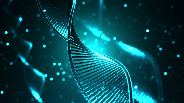 DNA链。遗传学。图片下载