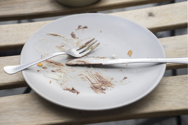 桌上有个脏盘子图片下载