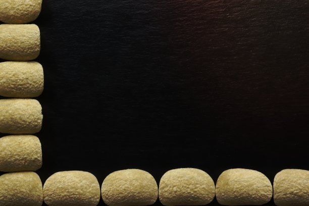 餐厅菜单的石板背景薯片照片图片下载