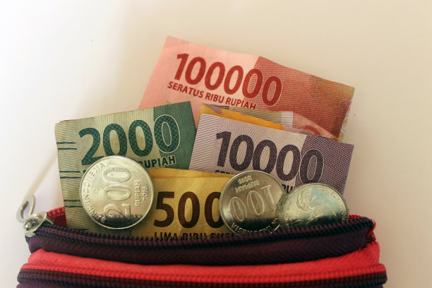 特写照片的小钱包装满了钱图片下载