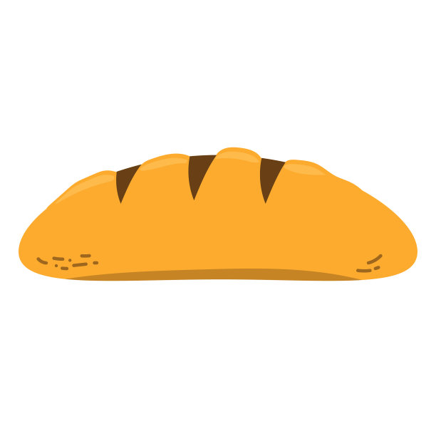 面包、烘焙产品的卡通插图。图片下载