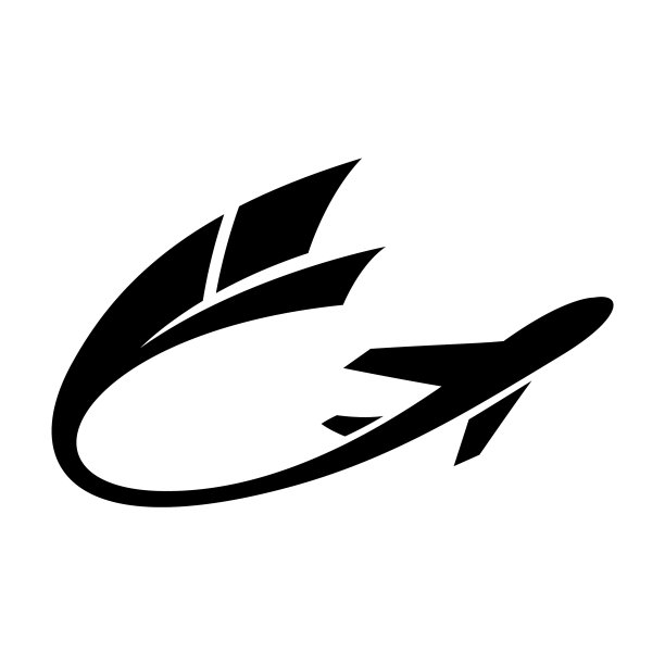 有长长的黑色尾巴的飞机图片下载