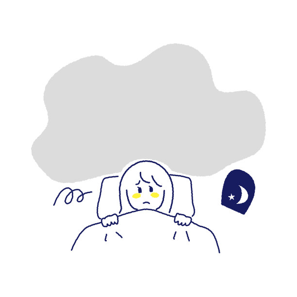 焦虑和失眠的年轻女人图片下载