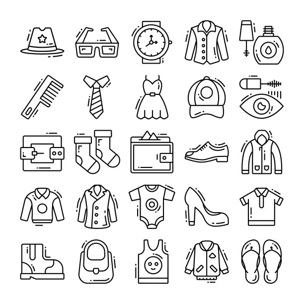 收藏时尚服装和图片下载