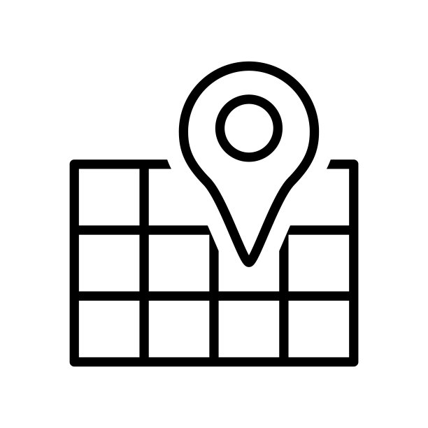 街道地图图标图片下载