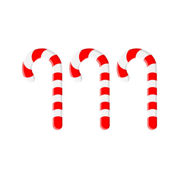 圣诞节的主题。圣诞礼物。圣诞糖果。矢量图图片下载