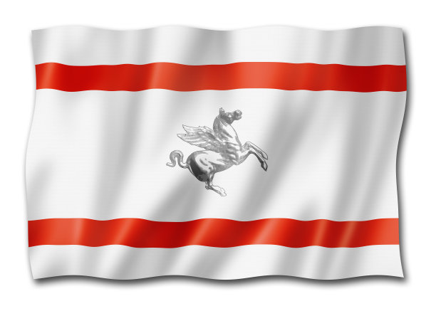 意大利托斯卡纳区旗图片下载