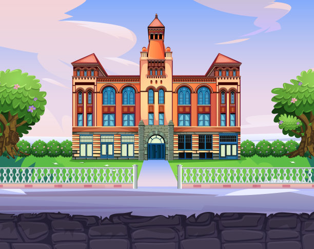 卡通游戏背景矢量素材图片下载