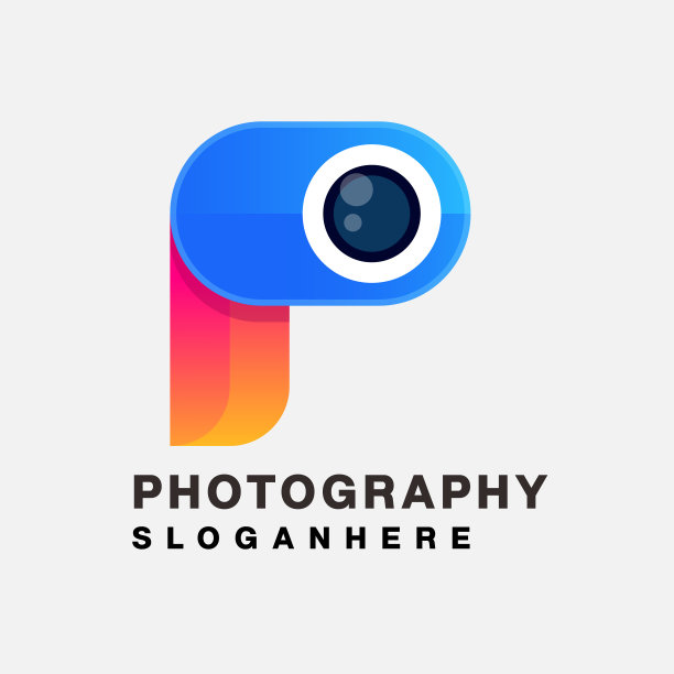 摄影设计渐变色彩图标图片下载