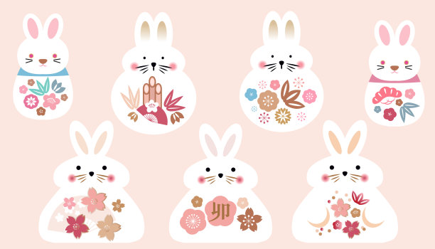 2023年中国新年快乐——兔年图片下载