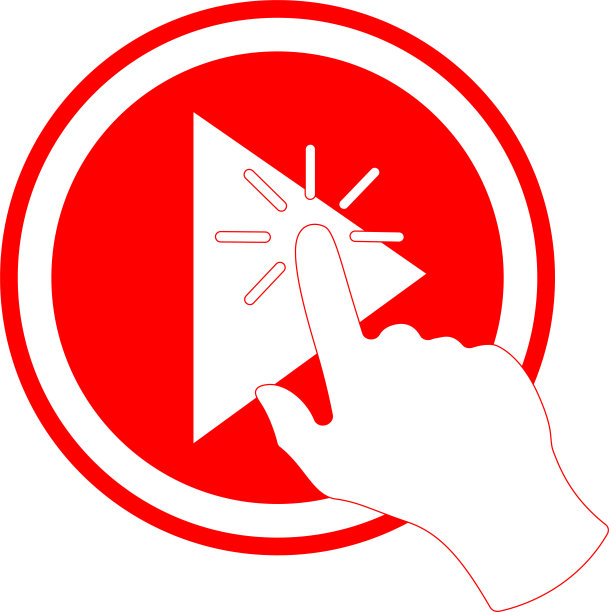 手带直播视频流图标，播放按钮形状图片下载