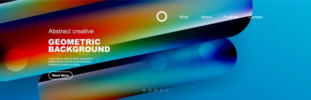 明亮有光泽的重叠几何形状图片下载