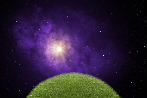 美丽的天空有许多星星图片下载