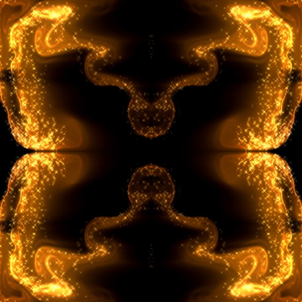 闪闪发光的金色在橙色黑色背景图片下载