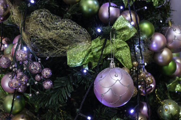 圣诞和新年的装饰在问候的季节图片下载