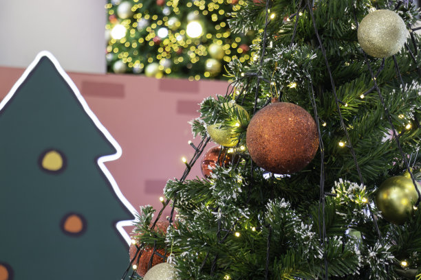 圣诞和新年的装饰在问候的季节图片下载