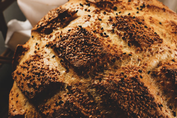 美味的自然审美烘焙面包图片下载