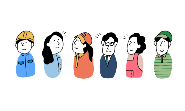 人化身。矢量插图图标的职业概念集。图片下载