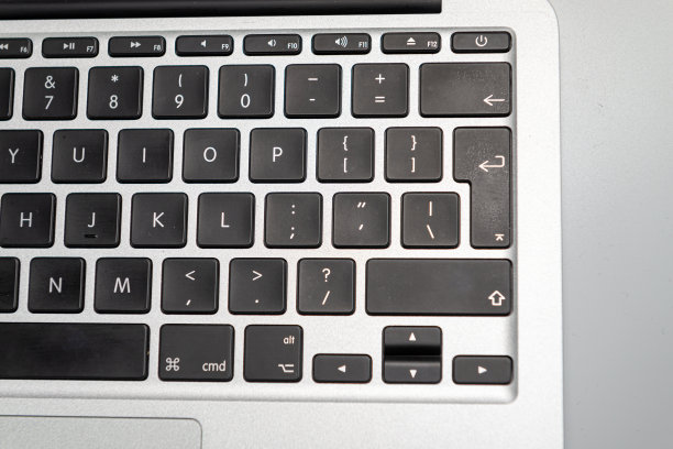 电脑键盘的俯视图，特写图片下载