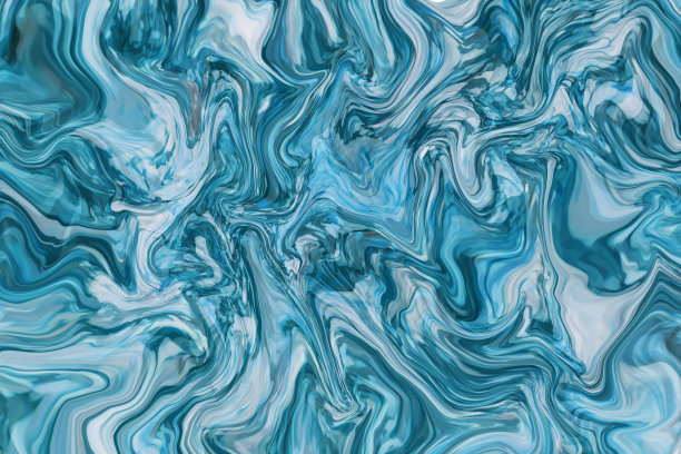 抽象的图案。纹理与大理石图案为背景。抽象的画面，丰富多彩的自然石材纹理。装饰风格化大理石背景。数字绘画。蓝色大理石图片下载