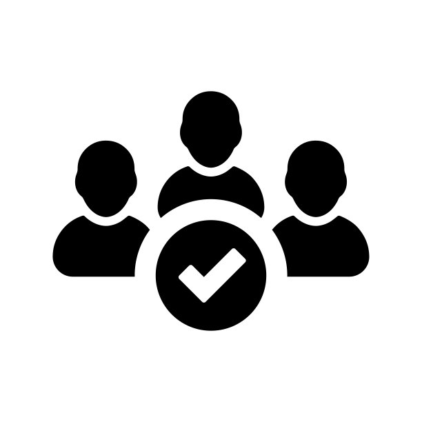 能干的，值得的，合格的偶像。黑色矢量图形。图片下载