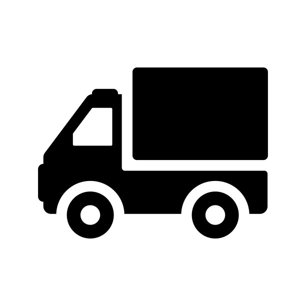 马车、交通工具图标黑色矢量图形图片下载