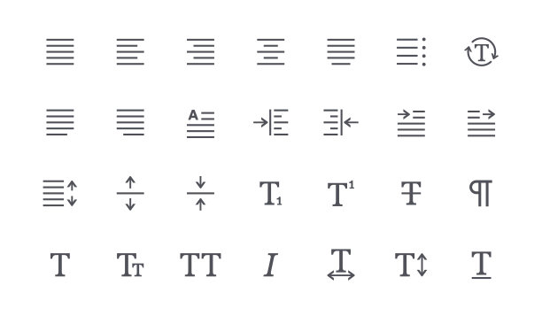 编辑文本图标集图片下载