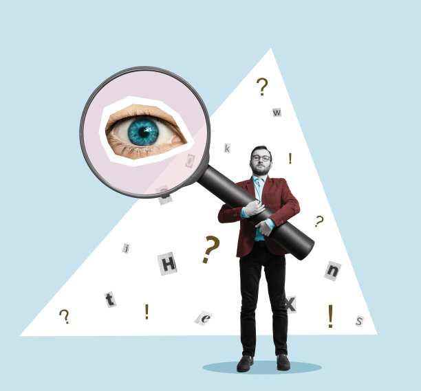 审计服务的概念。拼贴画图片下载