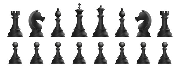 黑色棋子图片下载