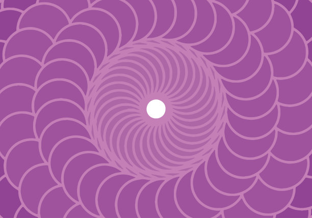 带有紫色圆圈的抽象背景。矢量插图。图片下载