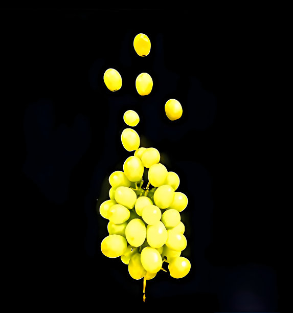 气球状的黄色葡萄图片下载
