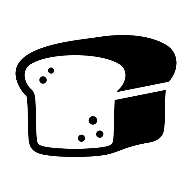 面包简单的平面图标矢量插图图片下载