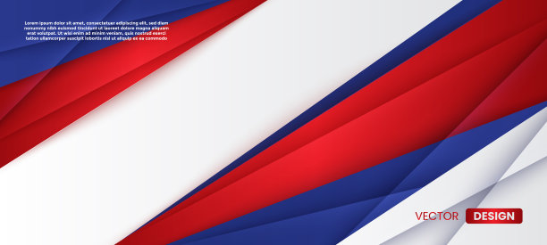 抽象蓝黑红白剪纸背景留白设计图片下载