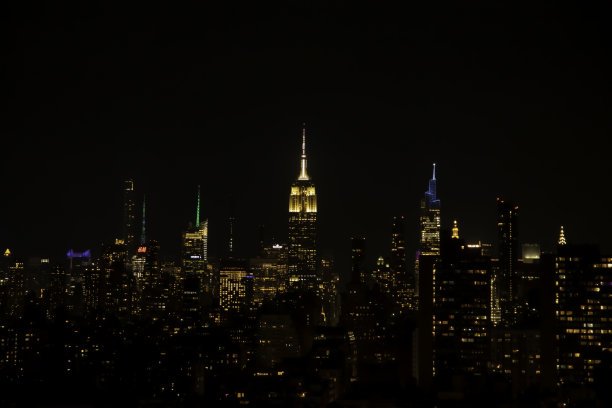 夜间天际线图片下载