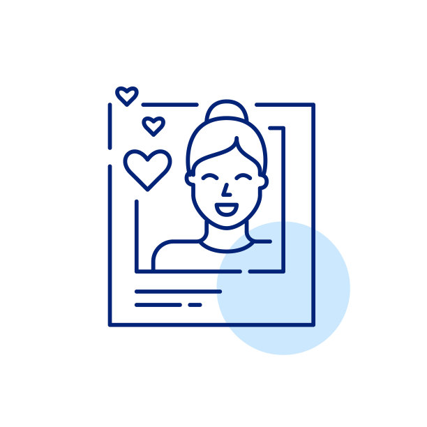 社交媒体博主得到了积极的反应。像素完美，可编辑的笔画线图标图片下载