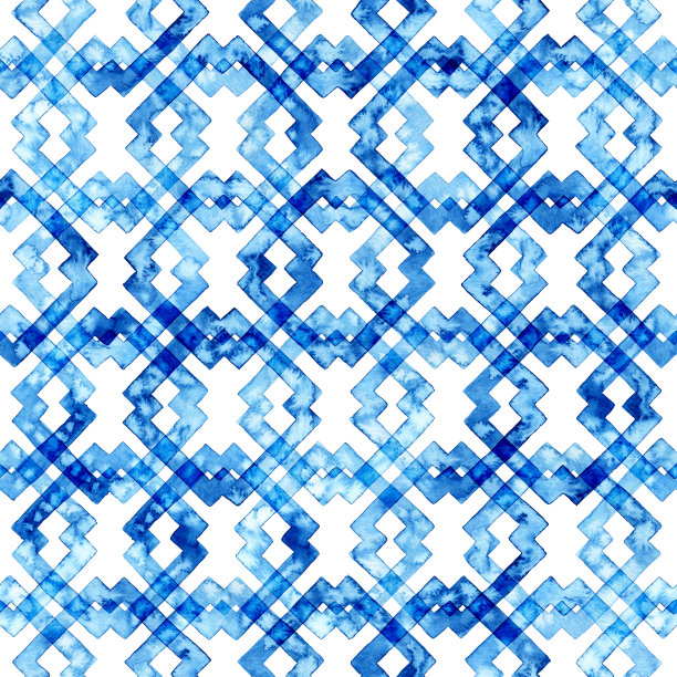 无缝水彩图案。图片下载