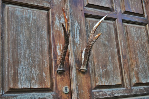 鹿茸门把手图片下载