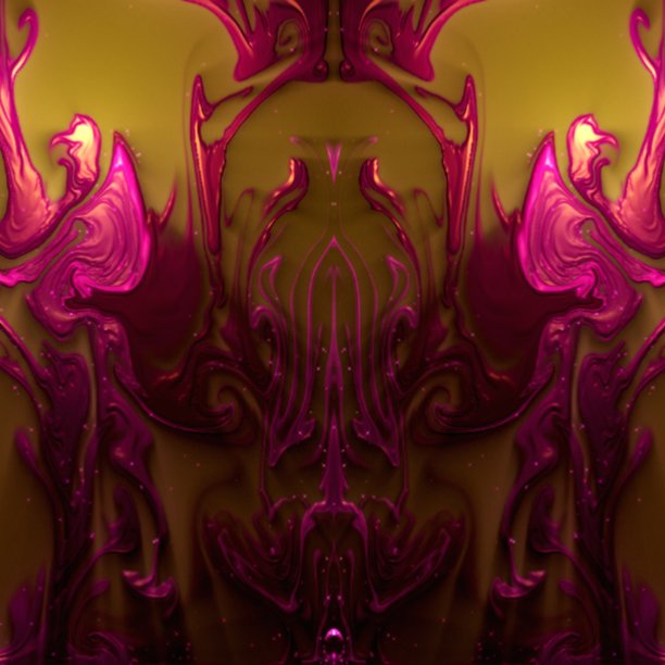 闪闪发光的红色和品红颜色的插图在金色的背景图片下载