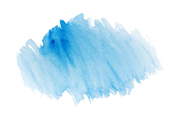 蓝色抽象水彩潮流艺术特写图片下载